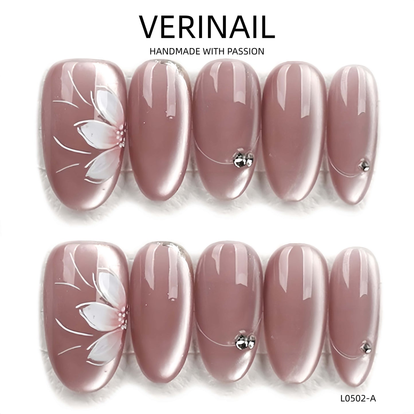 Press On Nails Oval-Long OL07
