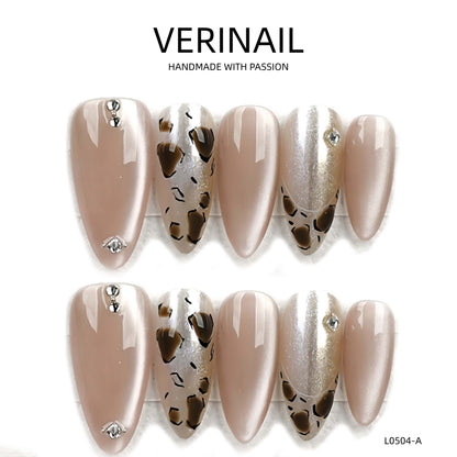Press On Nails Almond-Medium-AM08