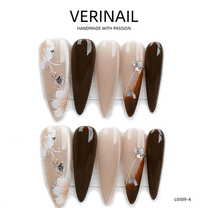 Press On Nails Almond-Long-AL03