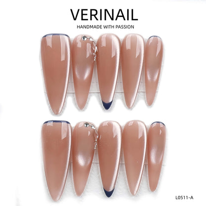 Press On Nails Almond-Long-AL03