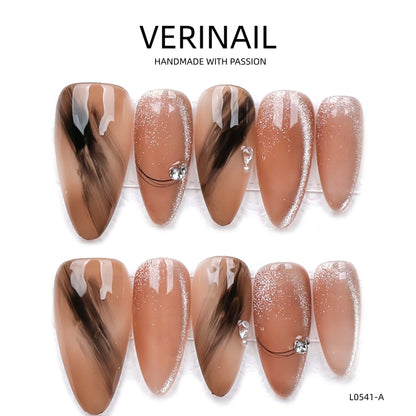 Press On Nails Almond-Medium-AM08