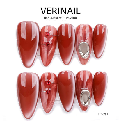 Press On Nails Almond-Medium-AM08