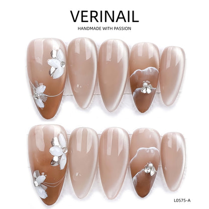 Press On Nails Almond-Medium-AM08