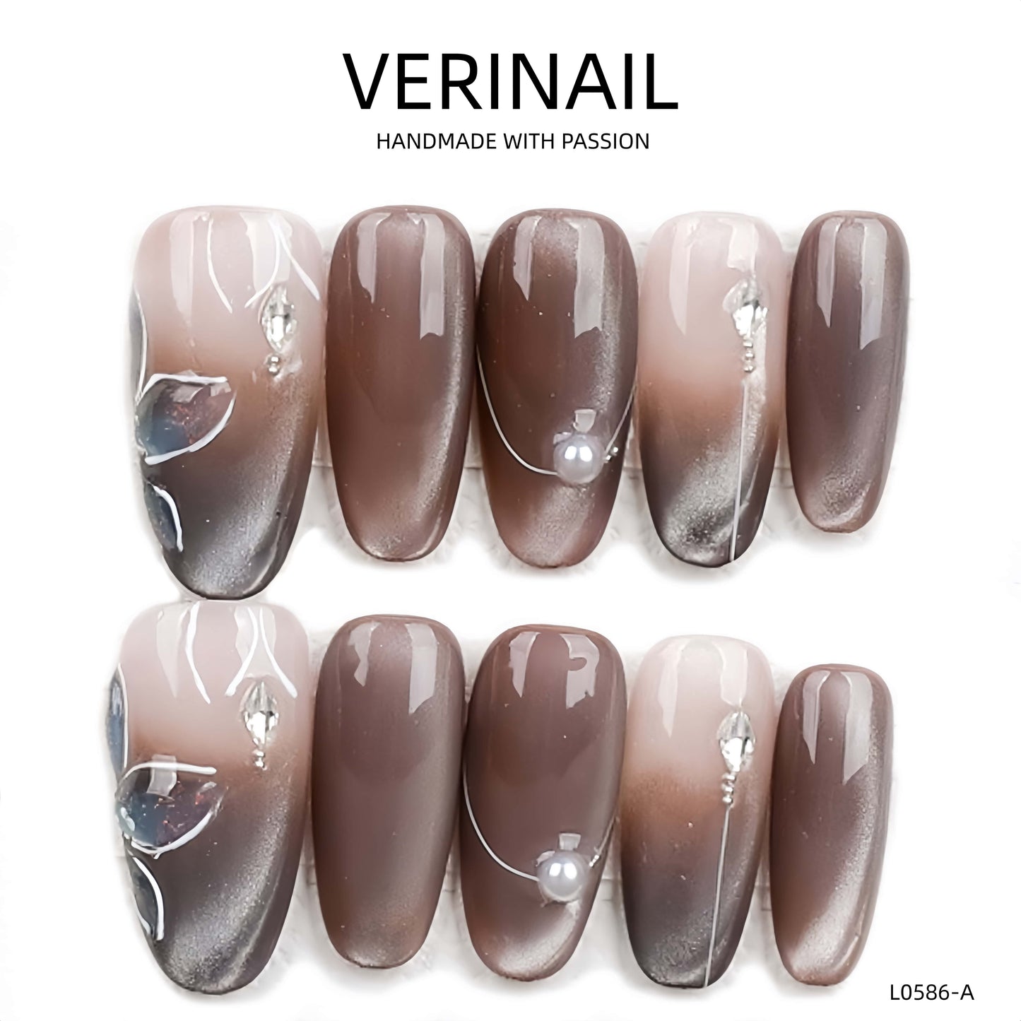 Press On Nails Oval-Long OL03