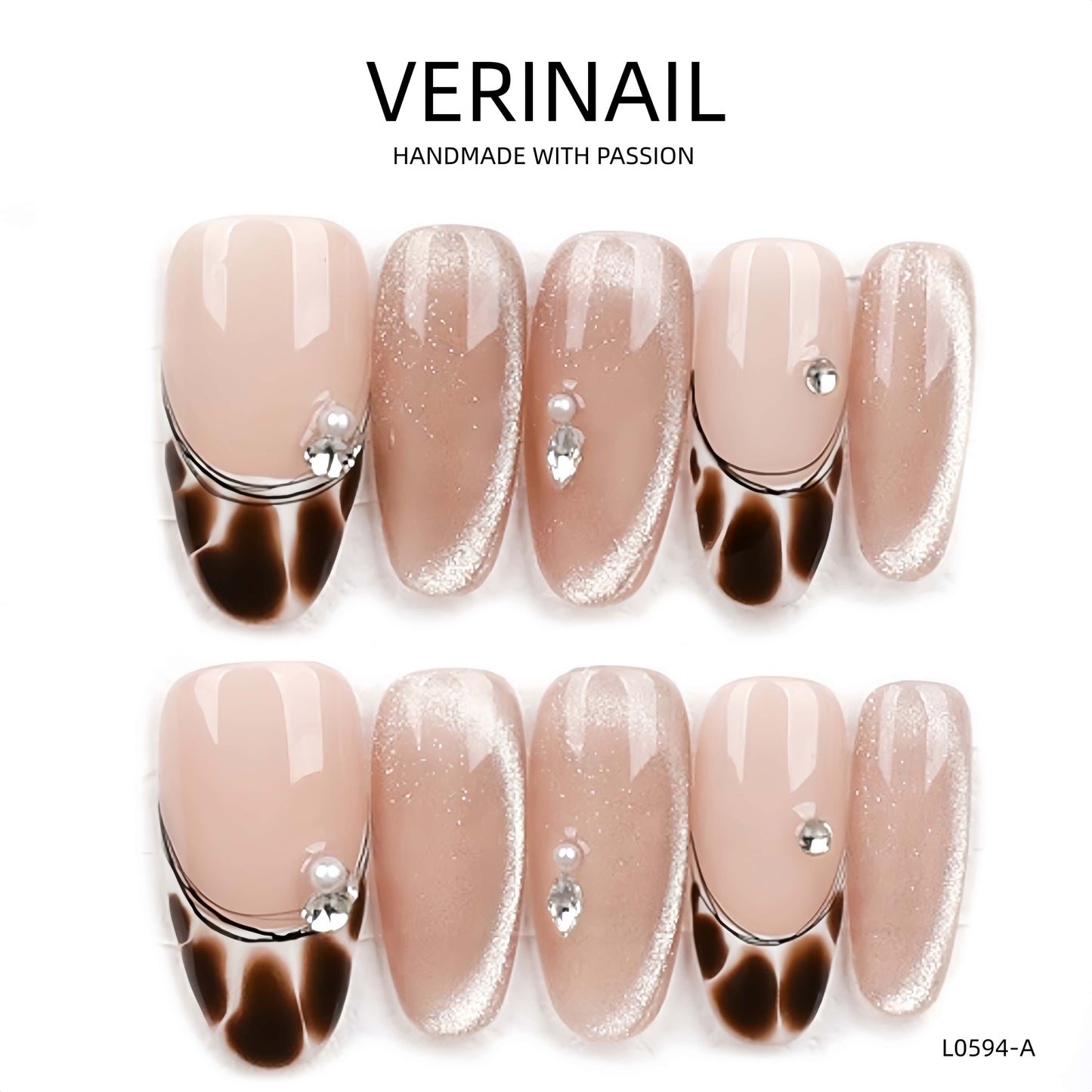 Press On Nails Oval-Long OL07