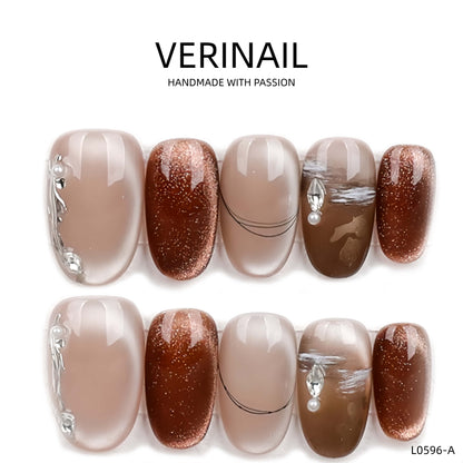 Press On Nails Oval-Short OS04