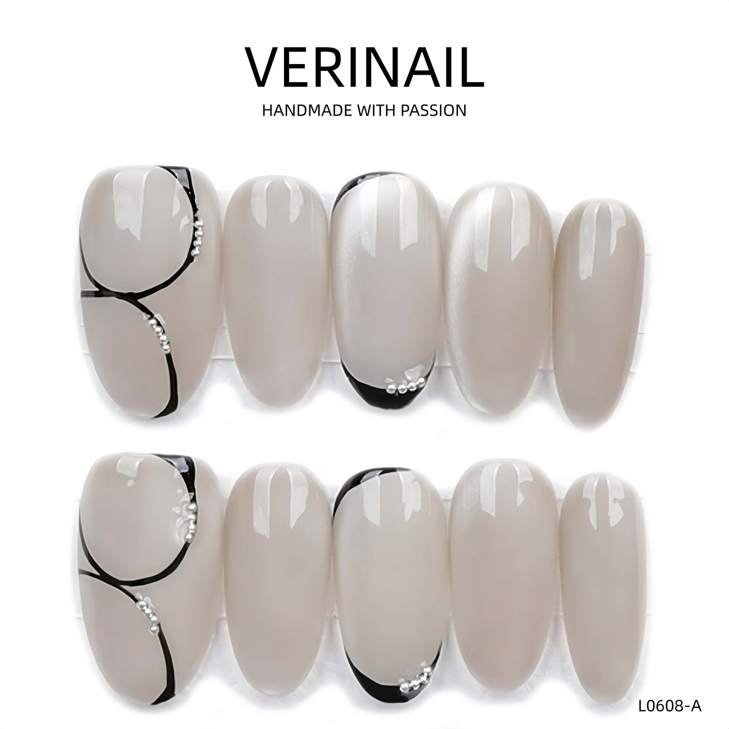 Press On Nails Color White WH01