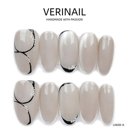Press On Nails Color White WH01