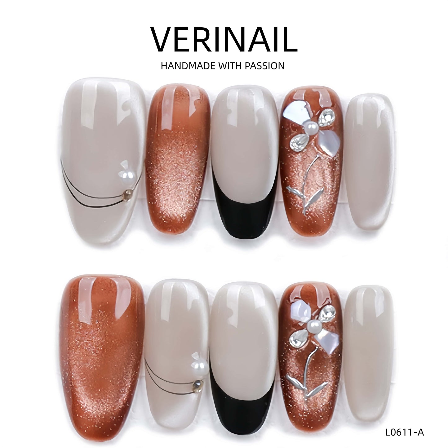 Press On Nails Oval-Long OL06