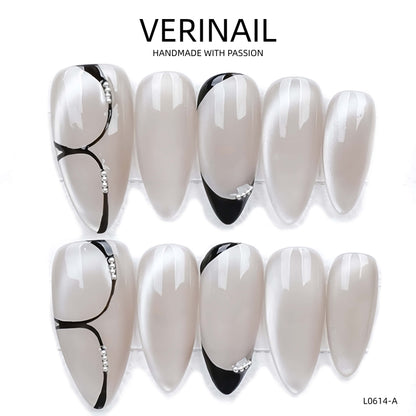 Press On Nails Almond-Medium-AM08