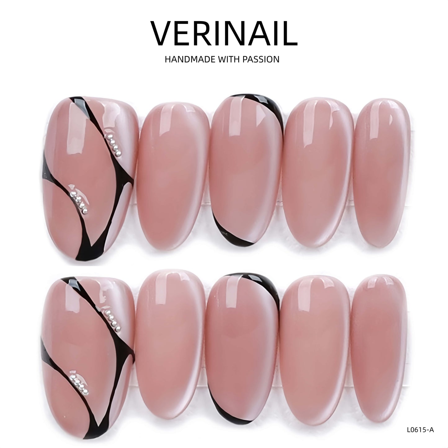 Press On Nails Oval-Short OS04