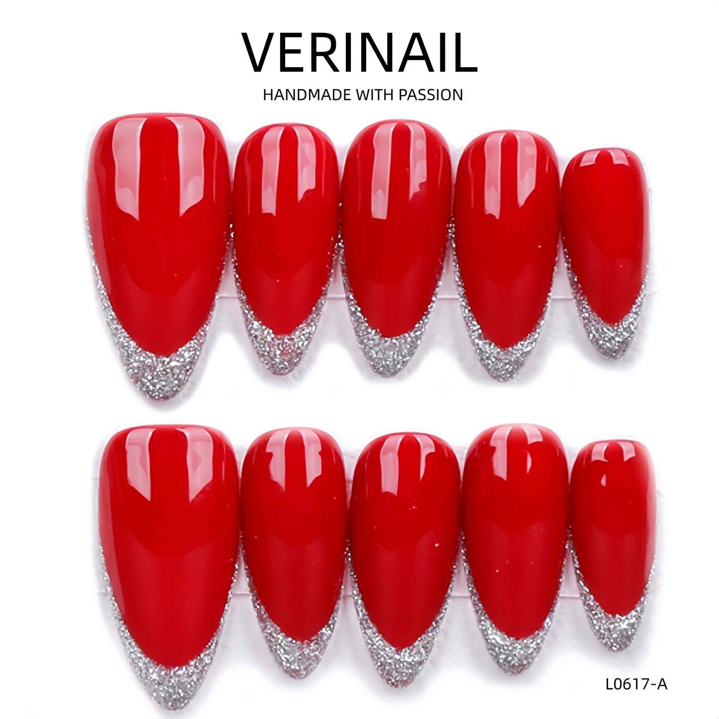 Press On Nails Almond-Medium-AM08