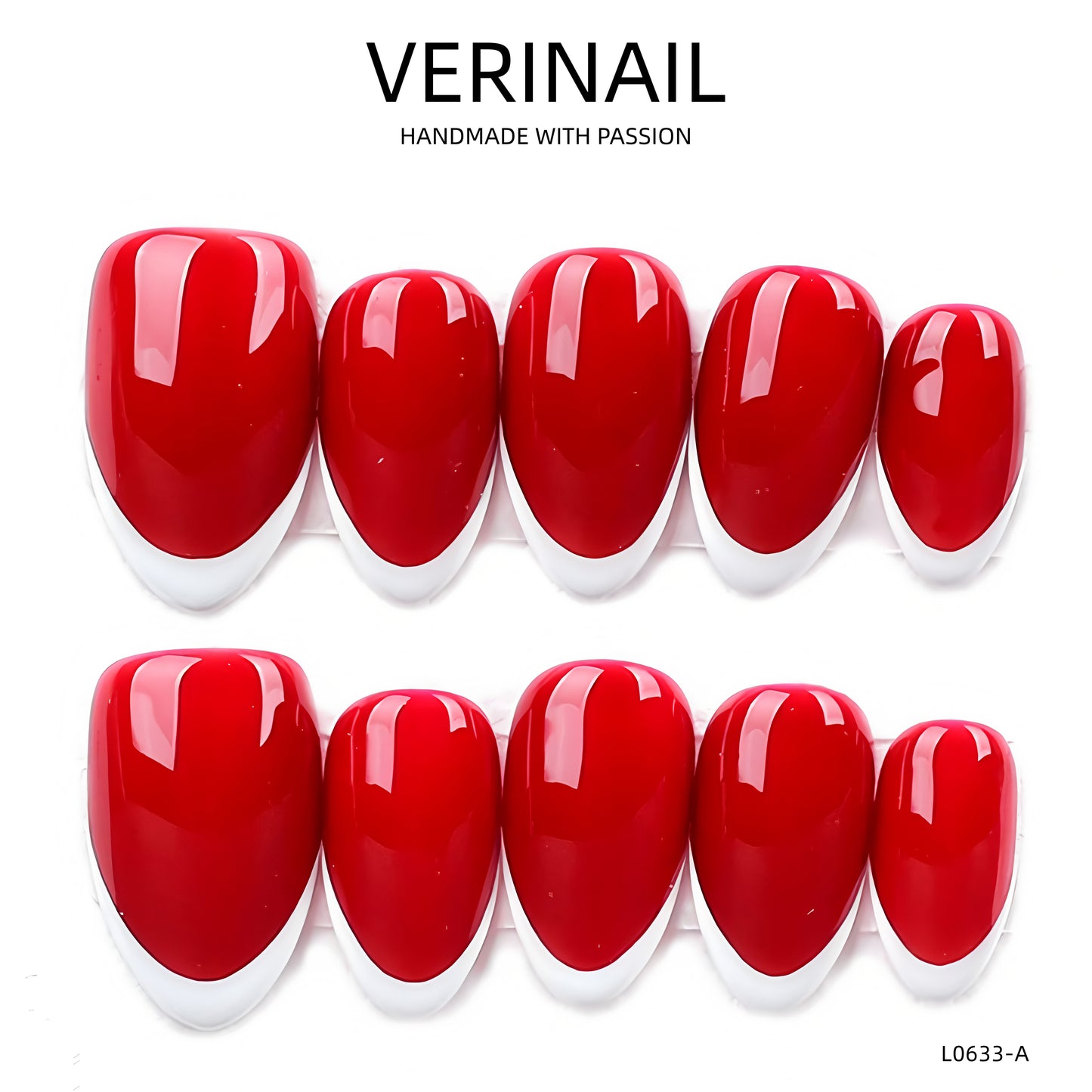 Press On Nails Almond-Medium-AM09