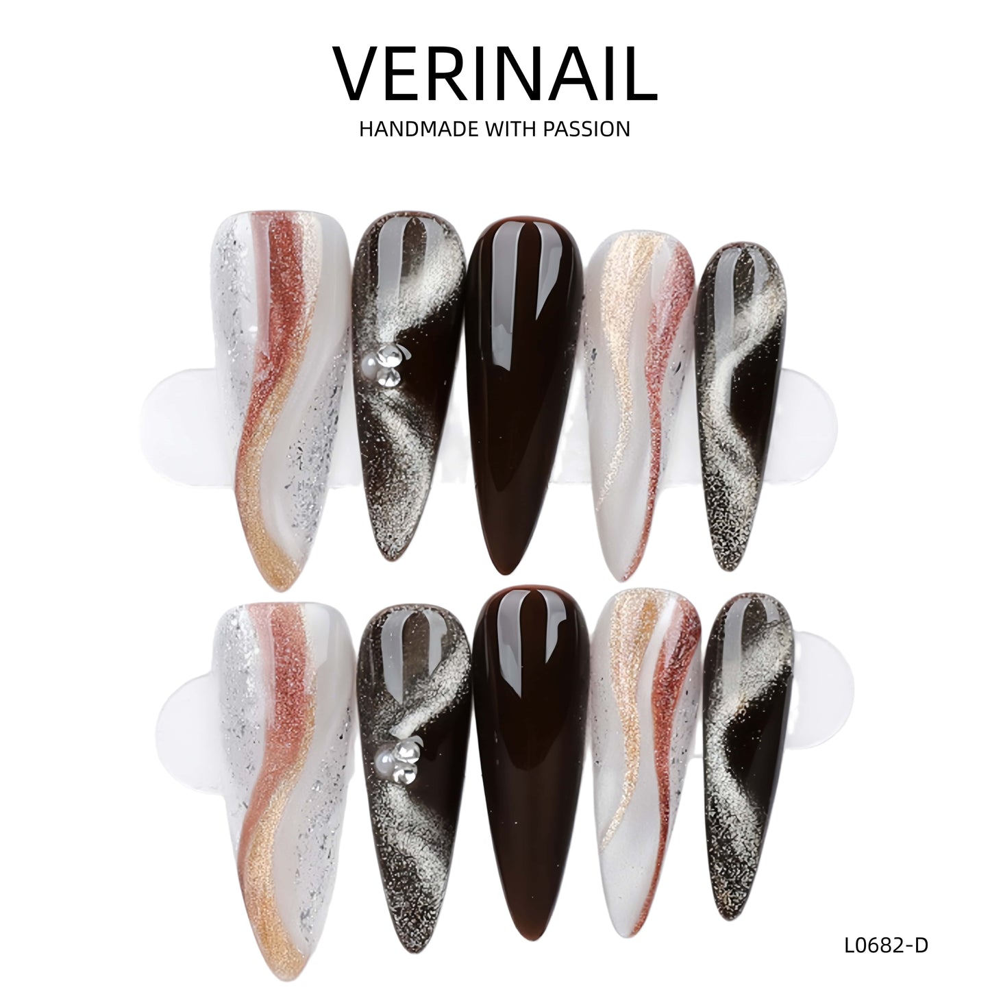 Press On Nails Style CHROME CH03
