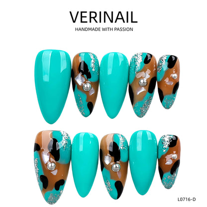 Press On Nails Almond-Medium-AM09
