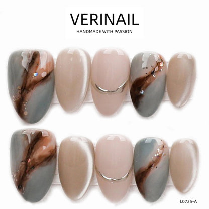 Press On Nails Almond-Medium-AM09