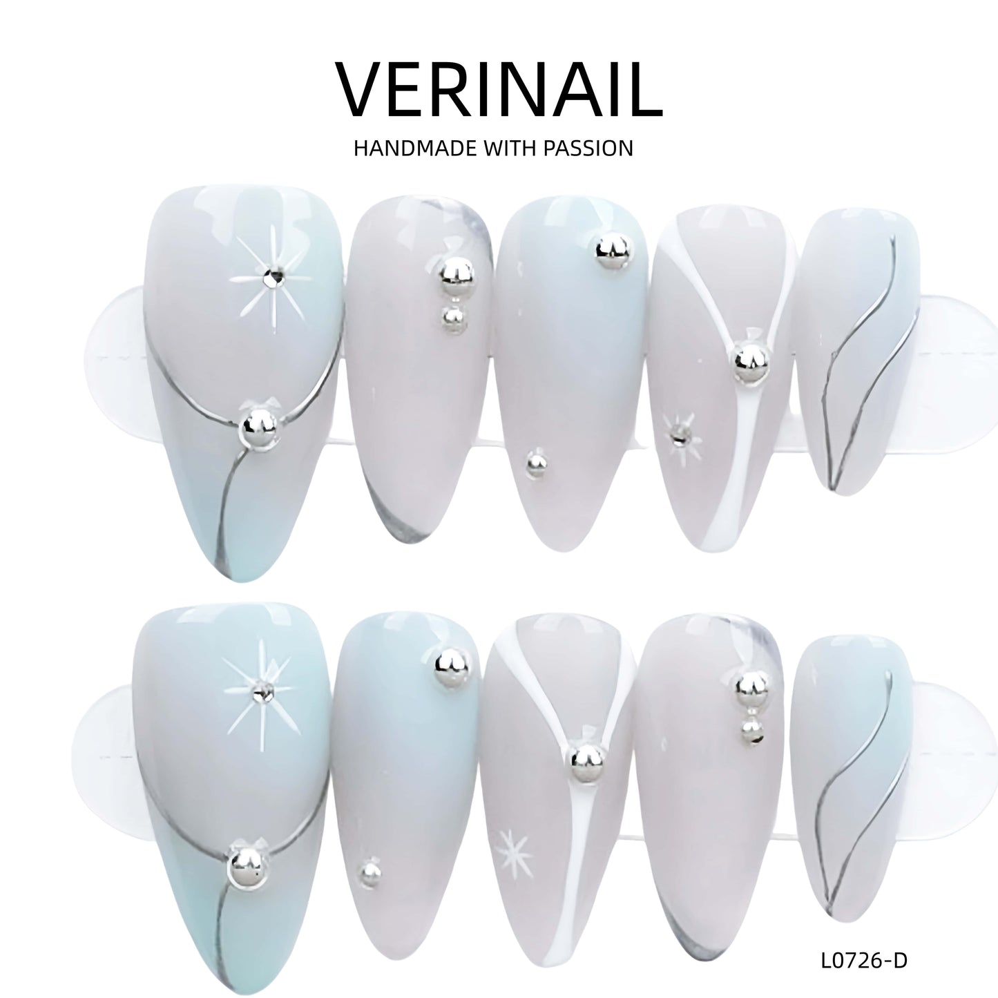 Press On Nails Style CHROME CH03