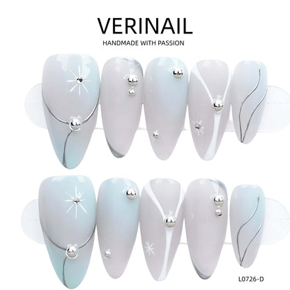 Press On Nails Color White WH04