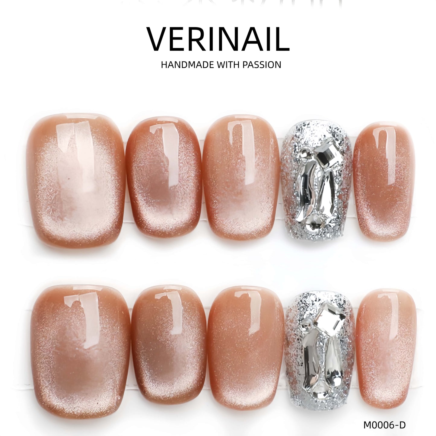 Press On Nails Ballerina- Short BS06