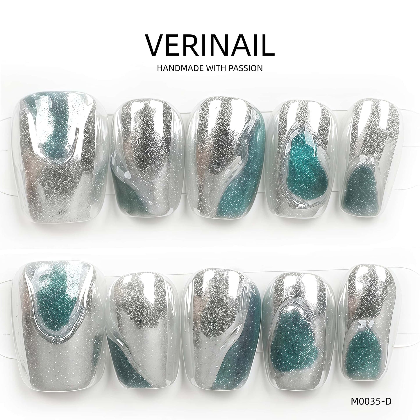 Press On Nails Style CHROME CH03