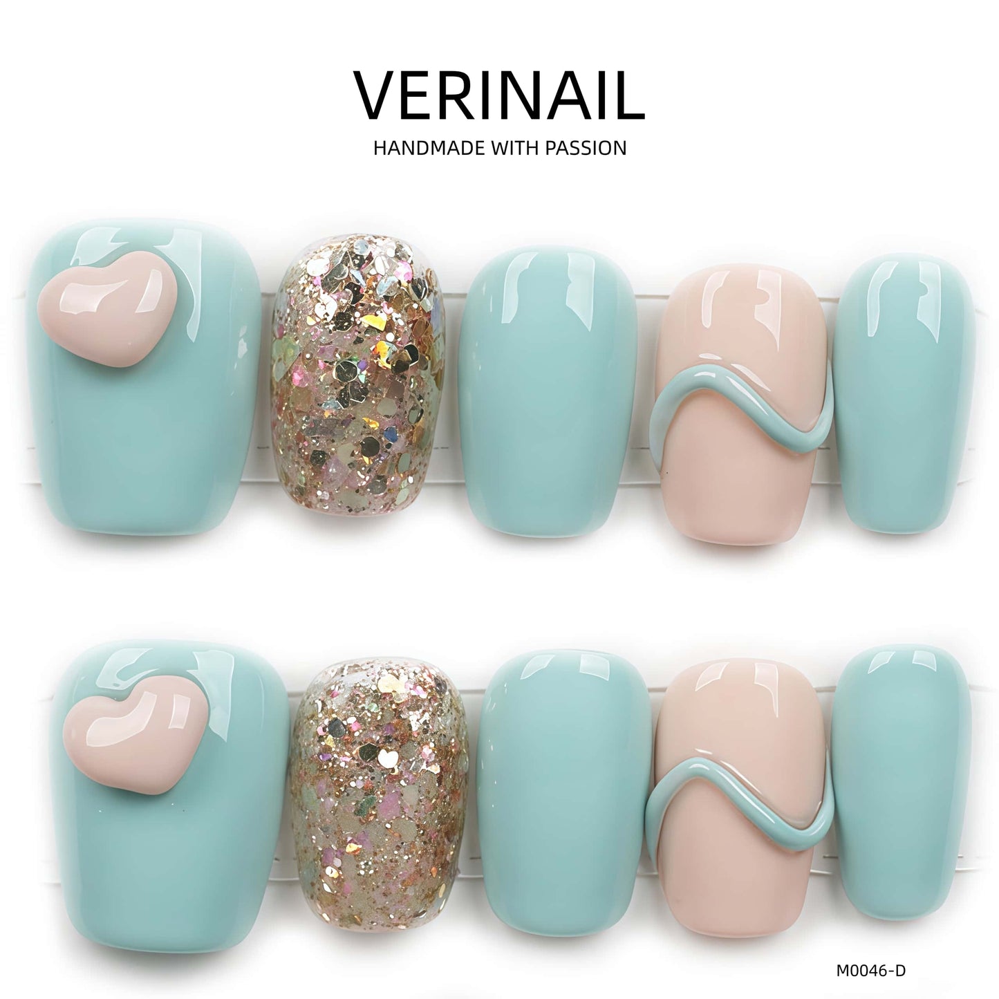 Press On Nails Square- Short SS02