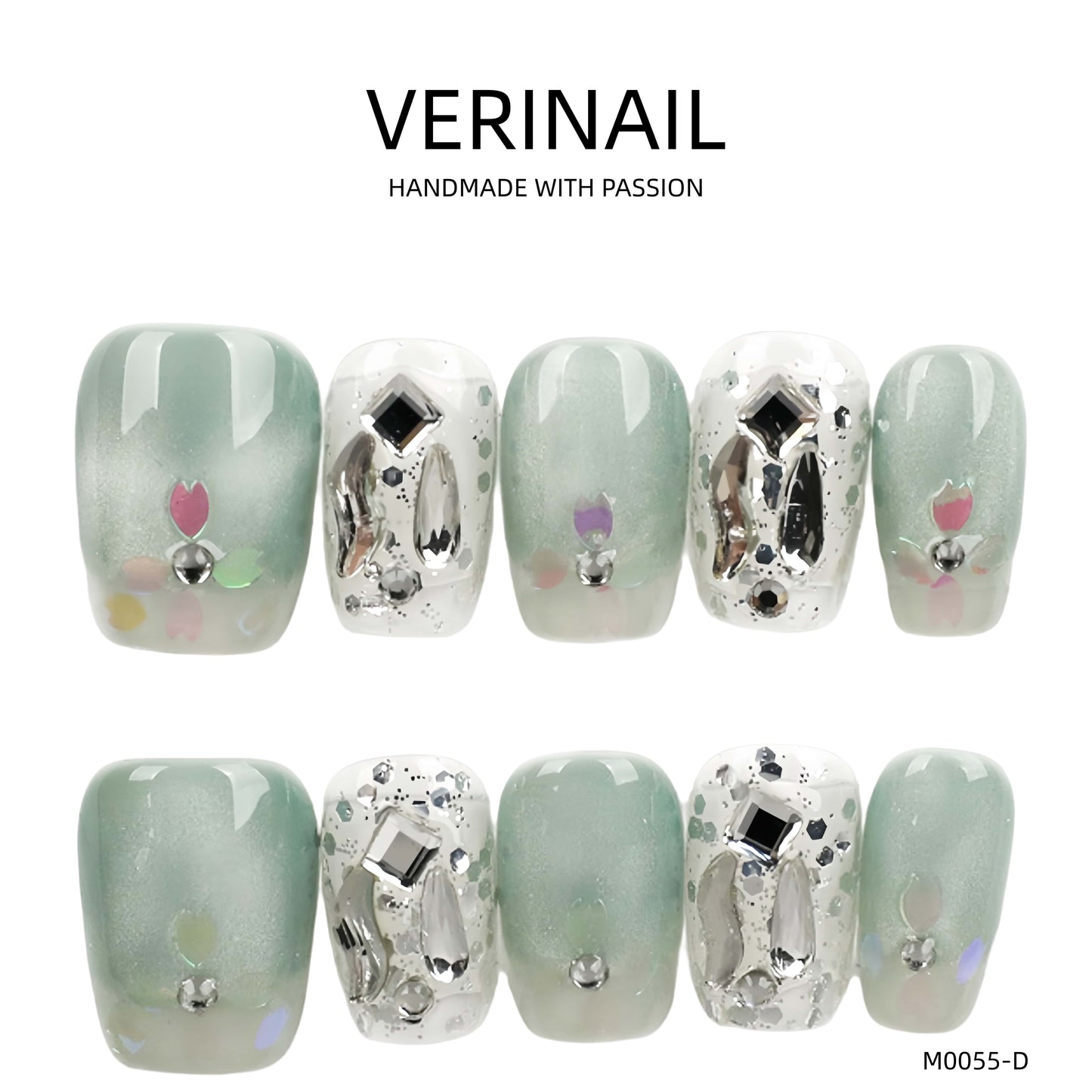 Press On Nails Ballerina- Short BS05