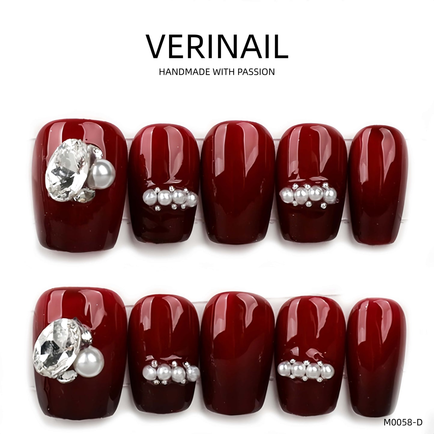 Press On Nails Ballerina- Short BS06