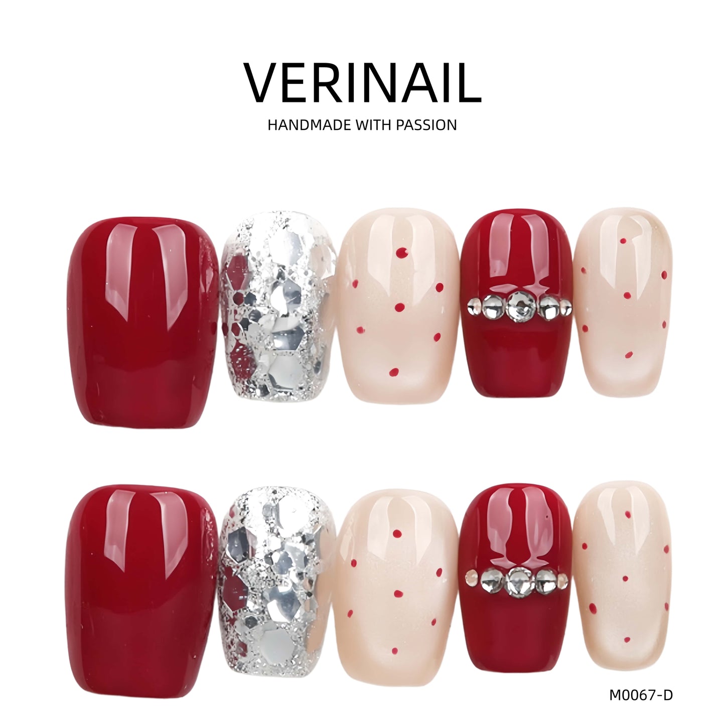 Press On Nails Ballerina- Short BS03