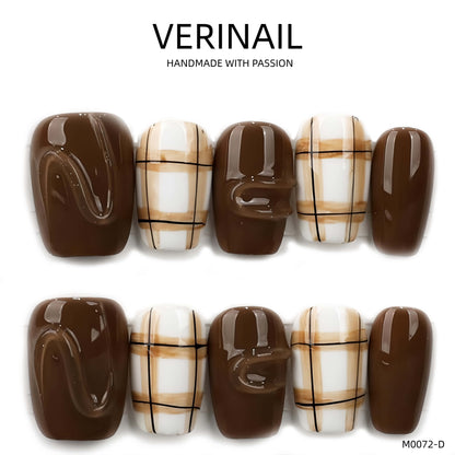 Press On Nails Ballerina- Short BS06