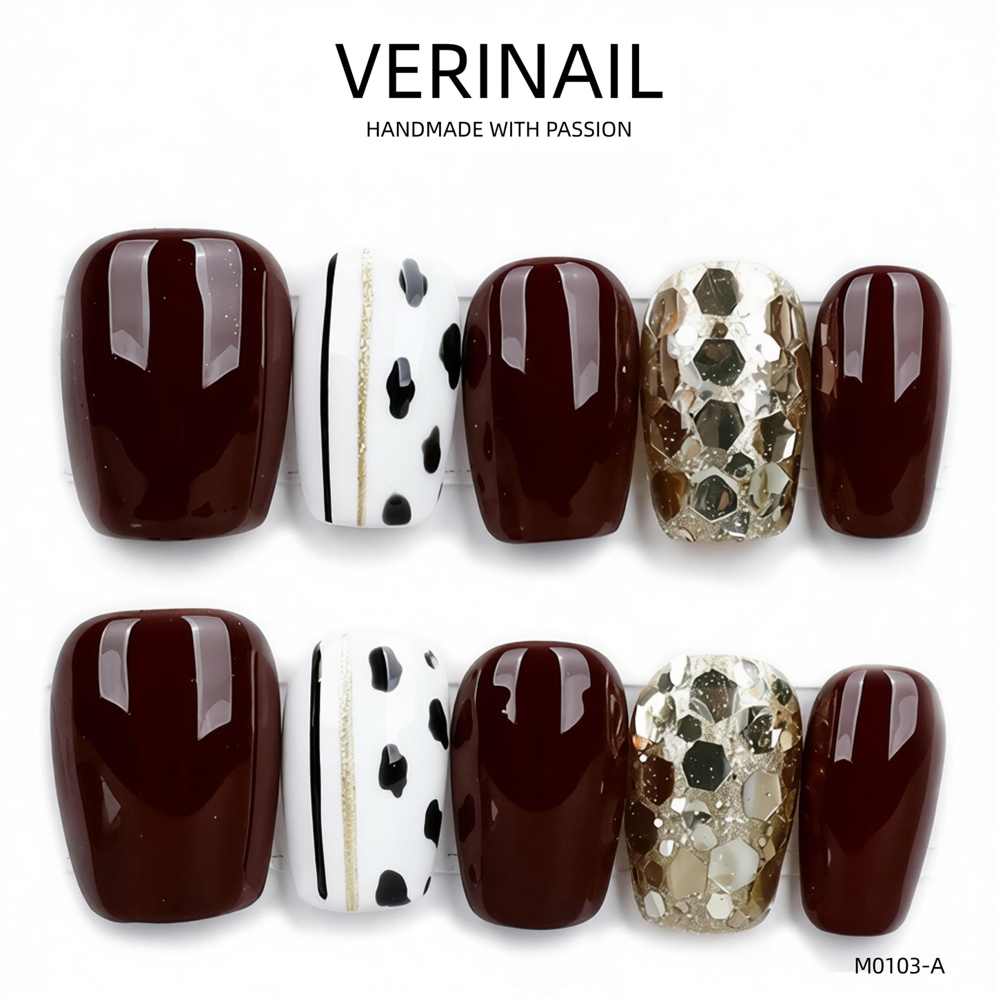 Press On Nails Color Rainbow RN02