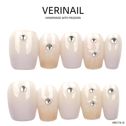 Press On Nails Ballerina- Short BS03