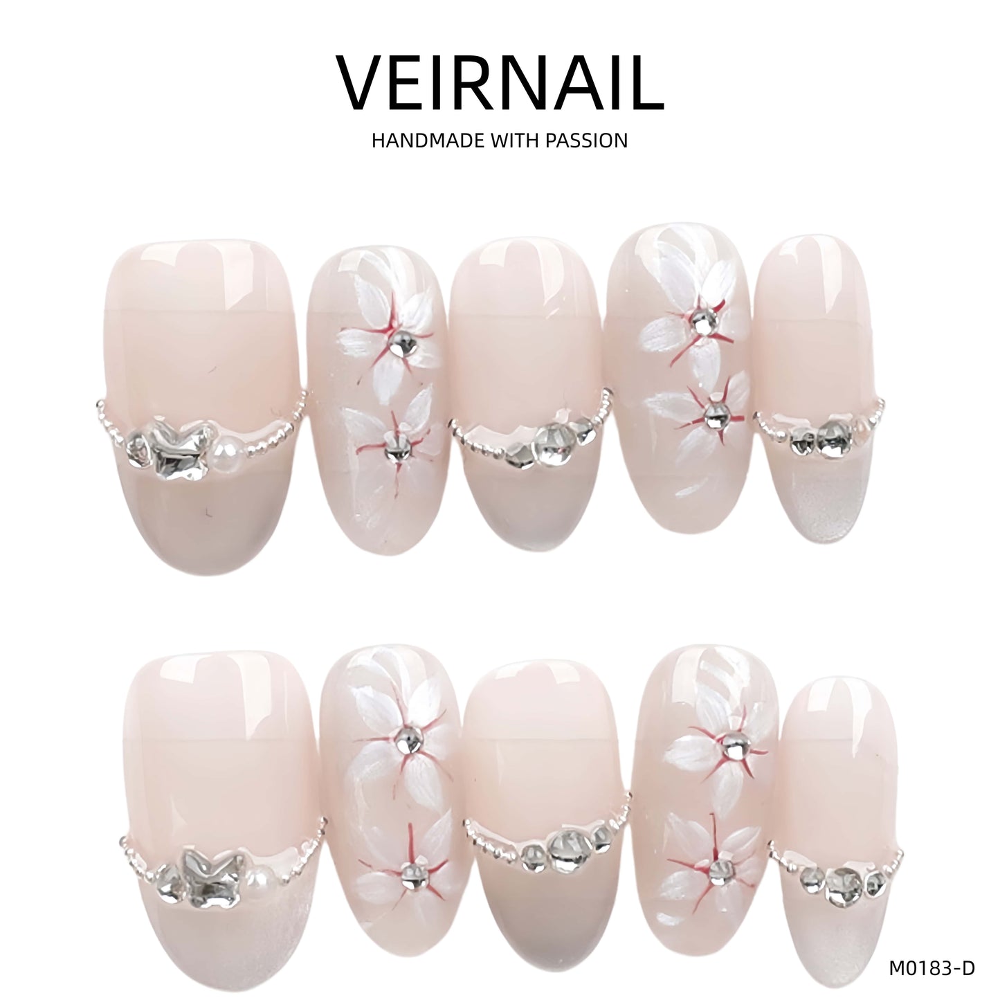 Press On Nails Oval-Long OL01