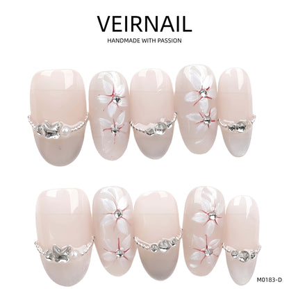 Press On Nails Oval-Long OL01