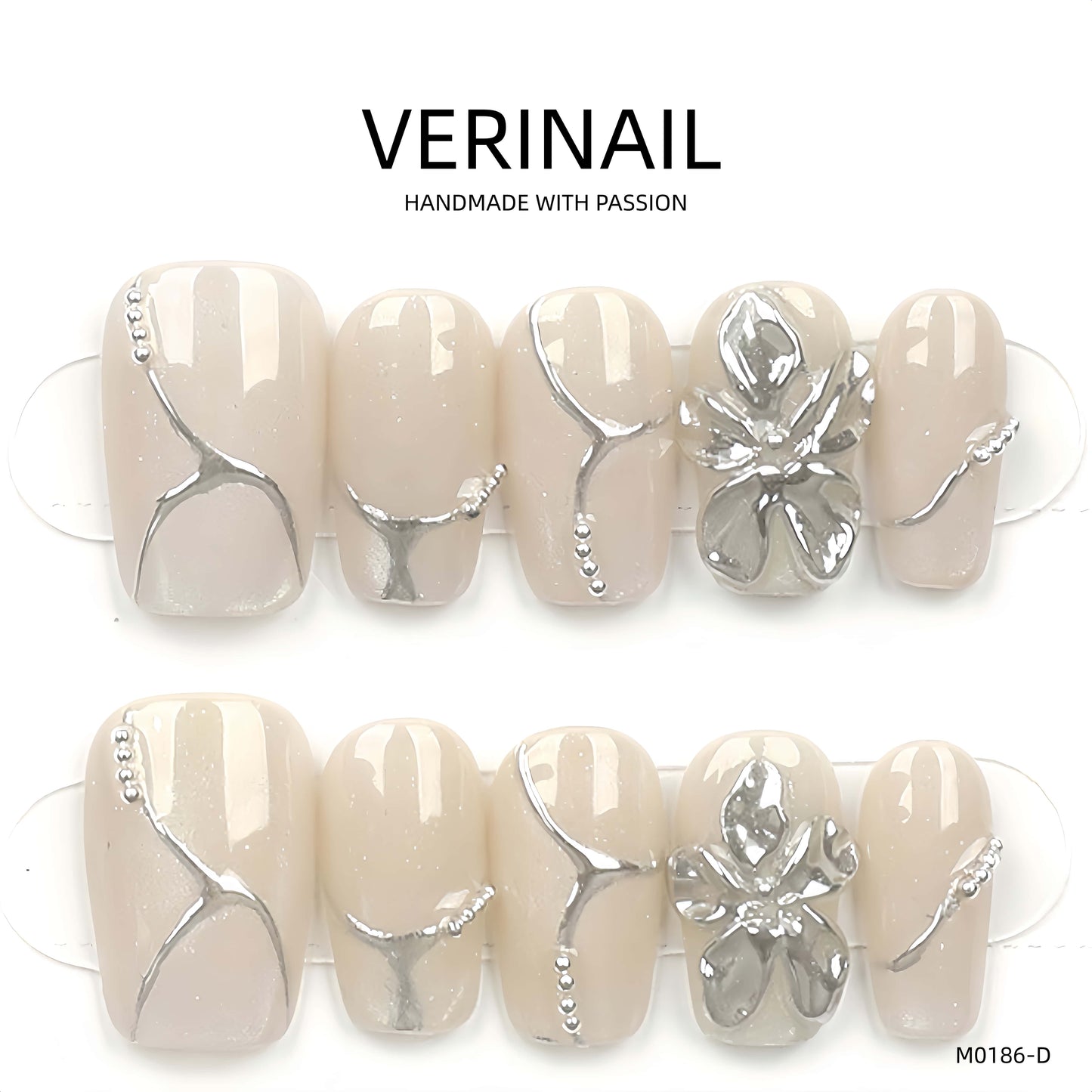 Press On Nails Style CHROME CH02