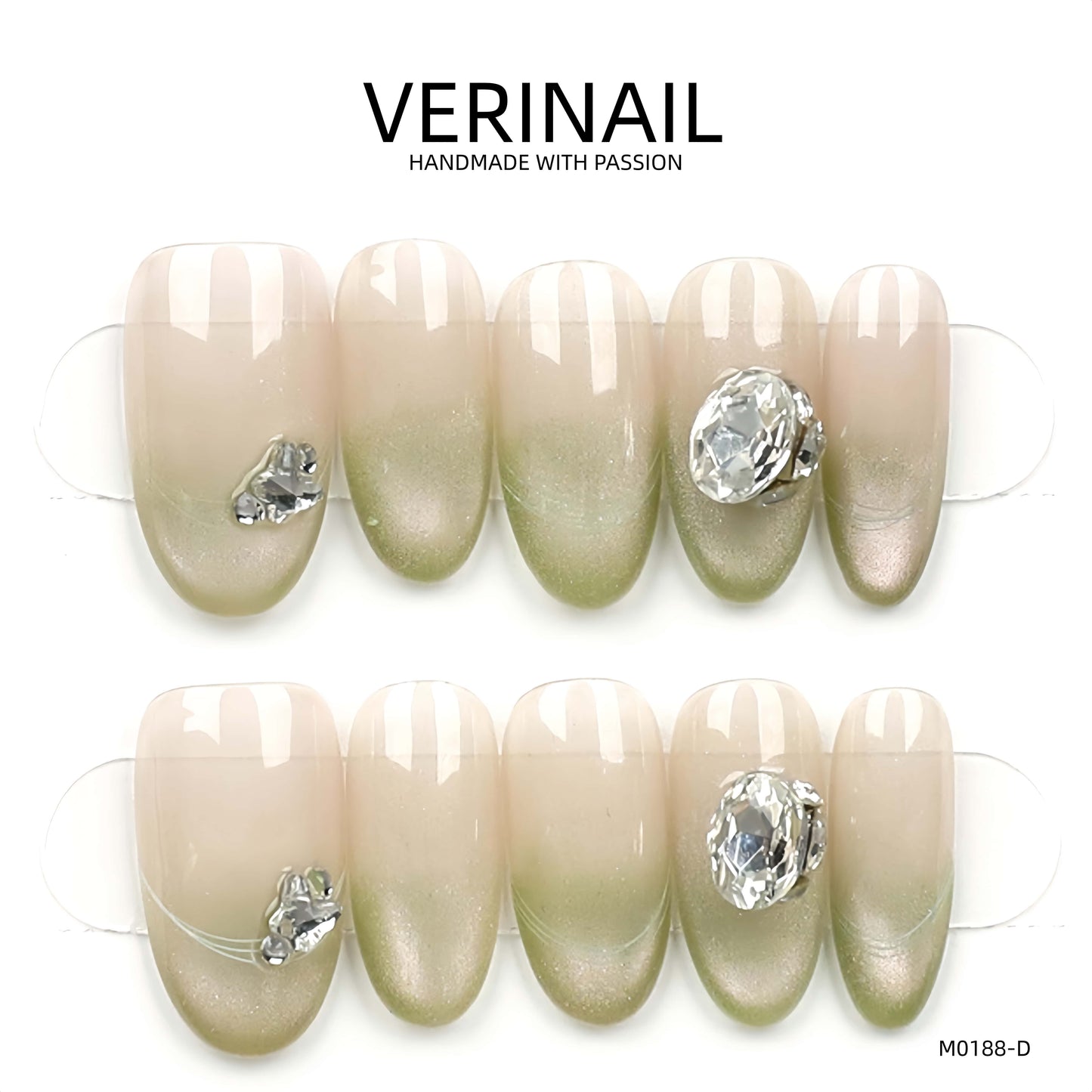 Press On Nails Oval-Long OL04