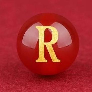Natural Red Agate Beads - 26 Alphabet Loose Beads for Engraving Customization DIY