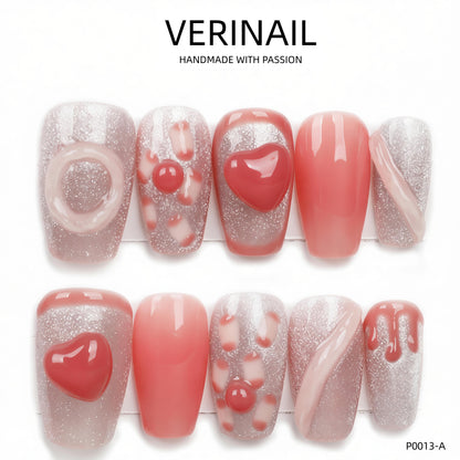 Press On Nails Style 3D TD06
