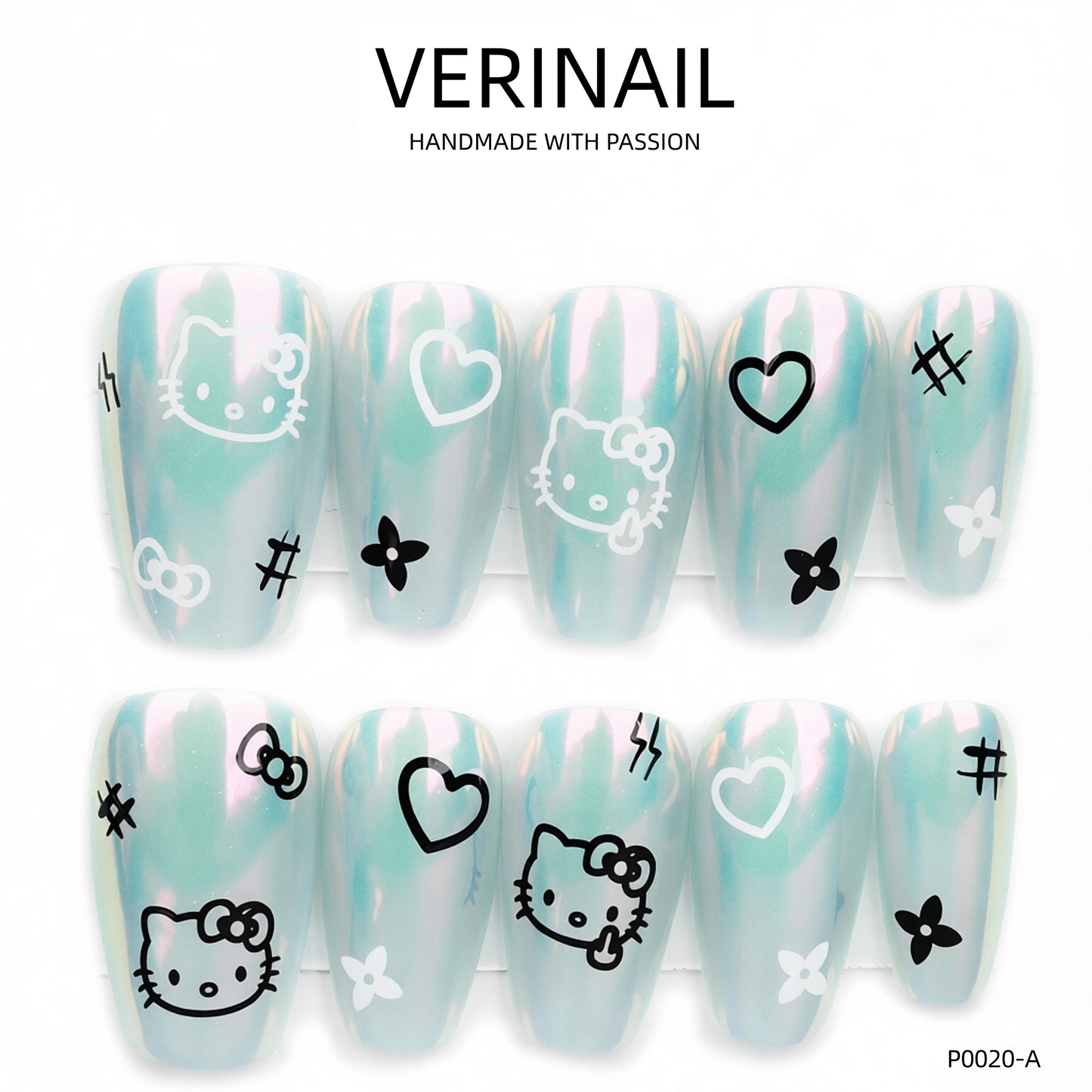 Press On Nails Ballerina- Medium BM02