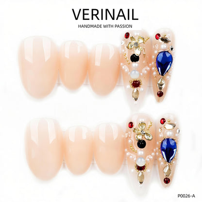 Press On Nails Oval-Long OL02