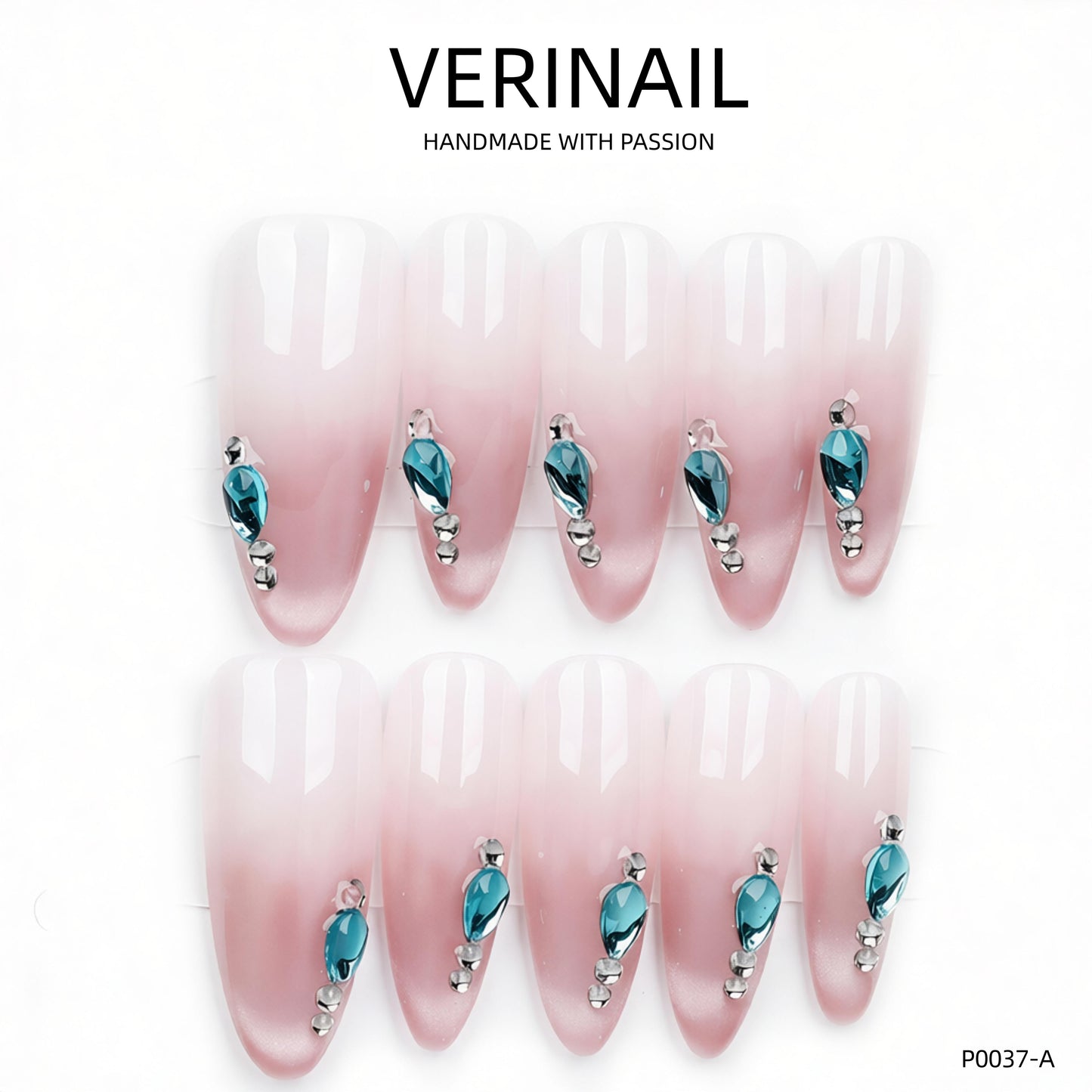 Press On Nails Almond-Long-AL03