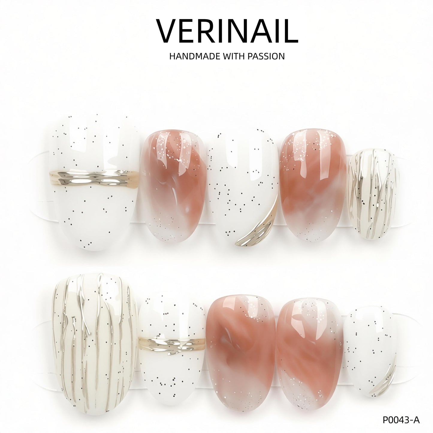 Press On Nails Color White WH04