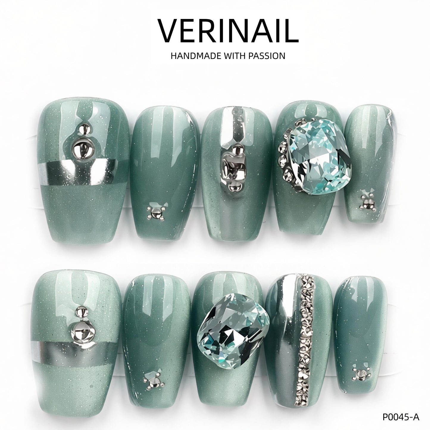 Press On Nails Ballerina- Medium BM02