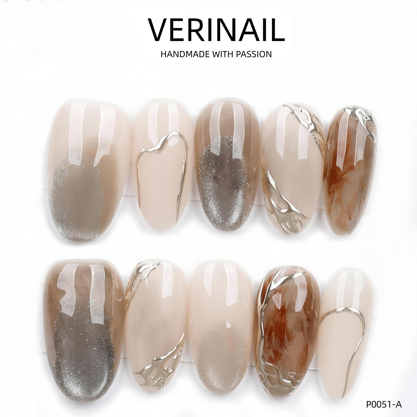 Press On Nails Oval-Long OL05