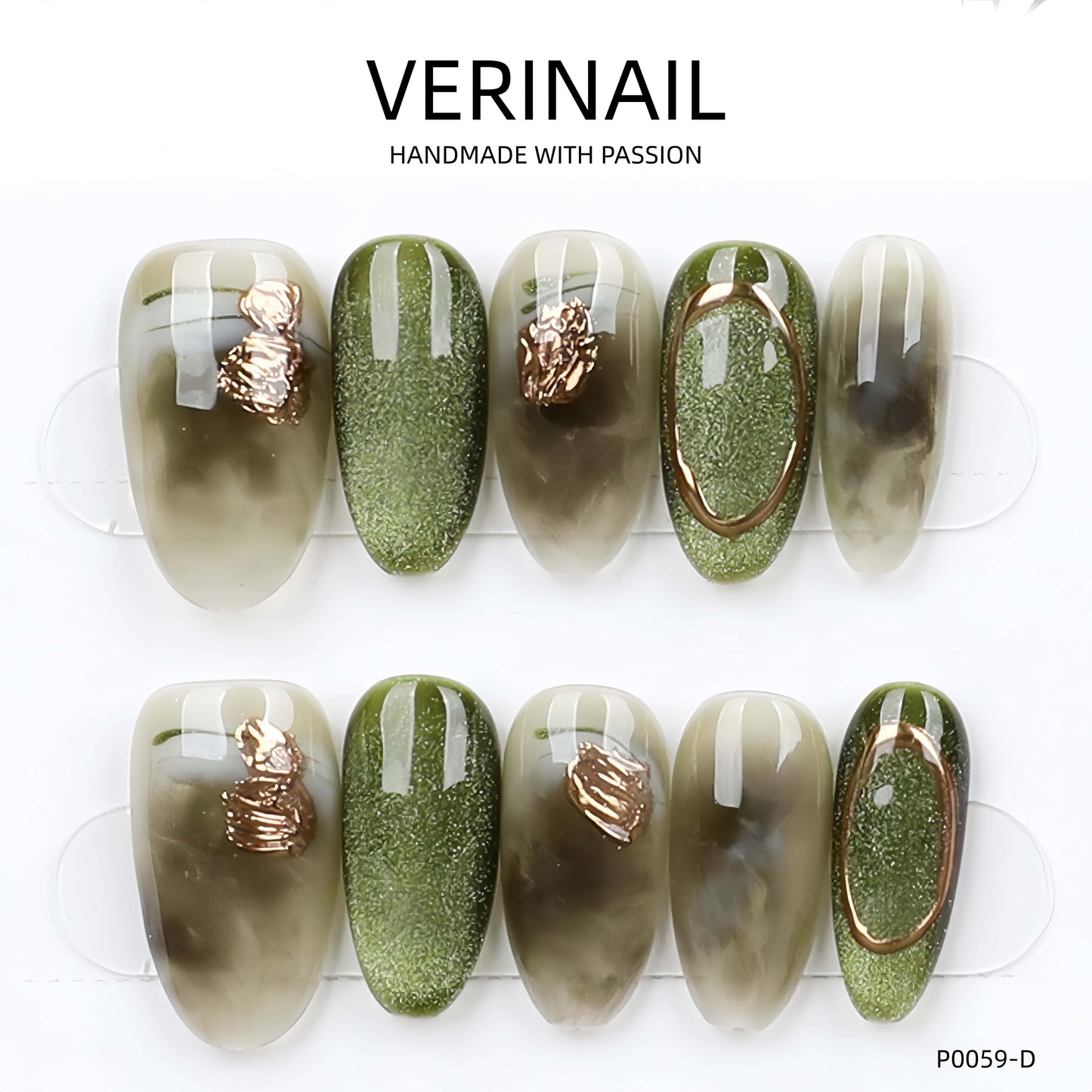 Press On Nails Oval-Long OL06