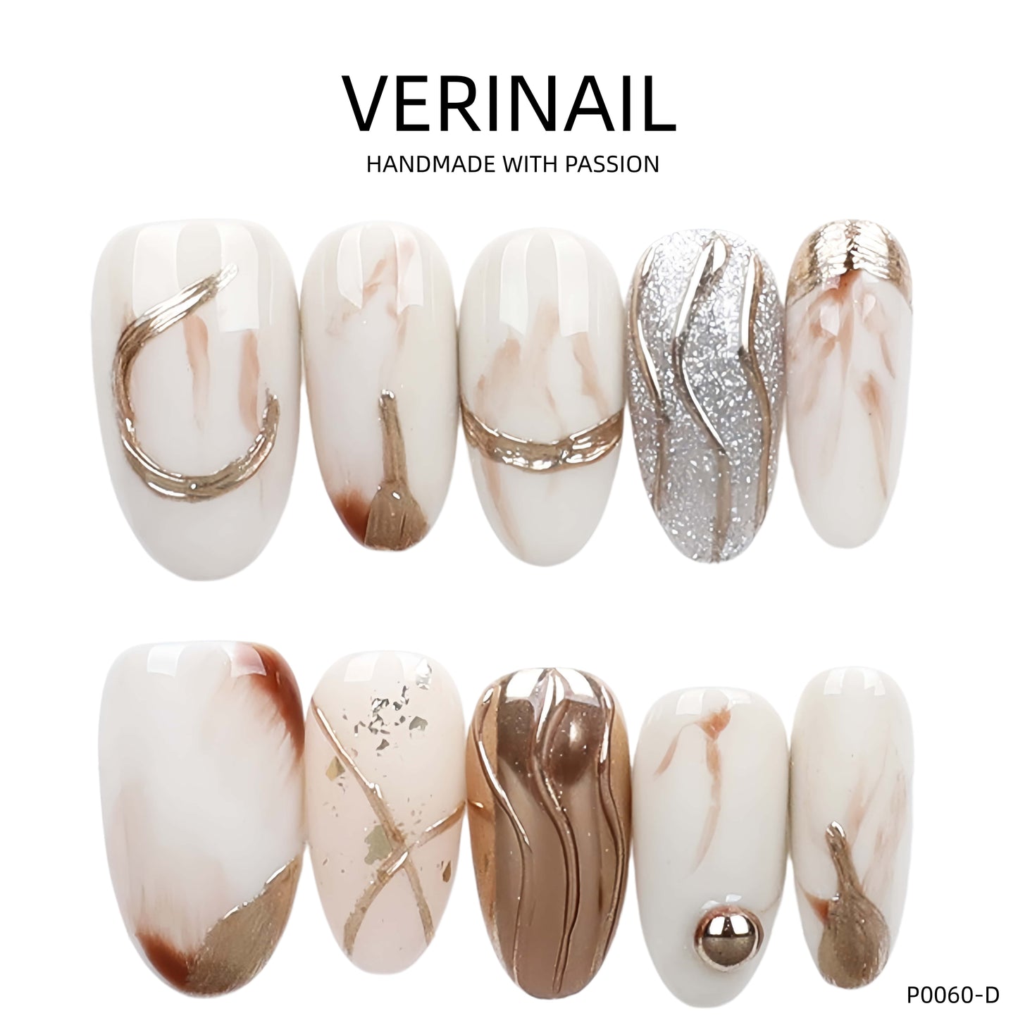 Press On Nails Oval-Long OL07