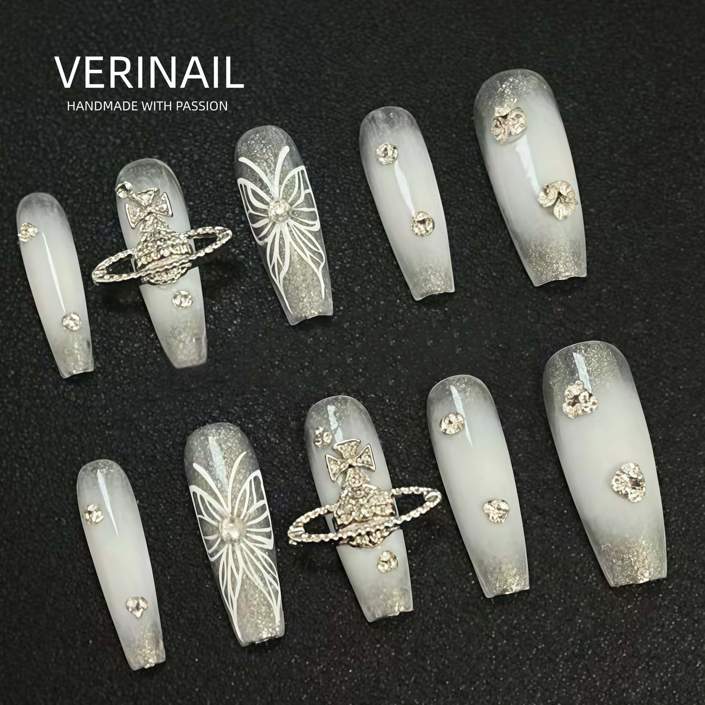 Press On Nails Style CHROME CH02