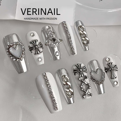 Press On Nails Style CHROME CH02
