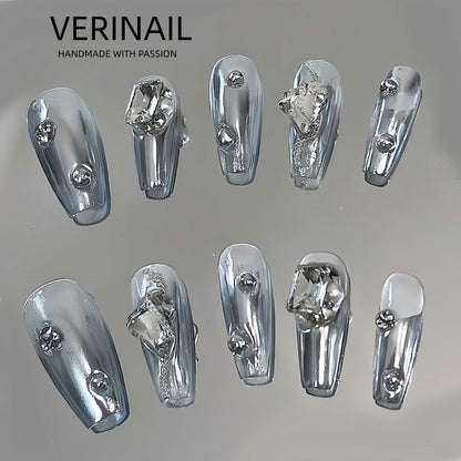 Press On Nails Style CHROME CH02