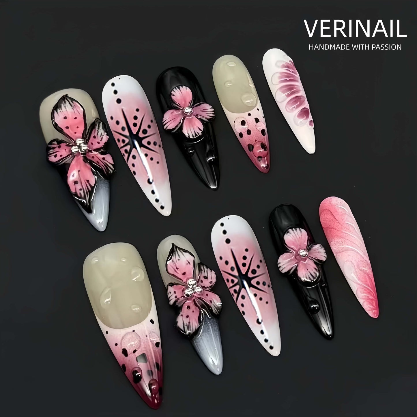 Press On Nails Stiletto ST03