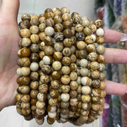 Picture Jasper Round Smooth Beads 4mm 6mm 8mm 10mm